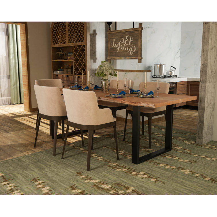 Live edge deals dining table wayfair